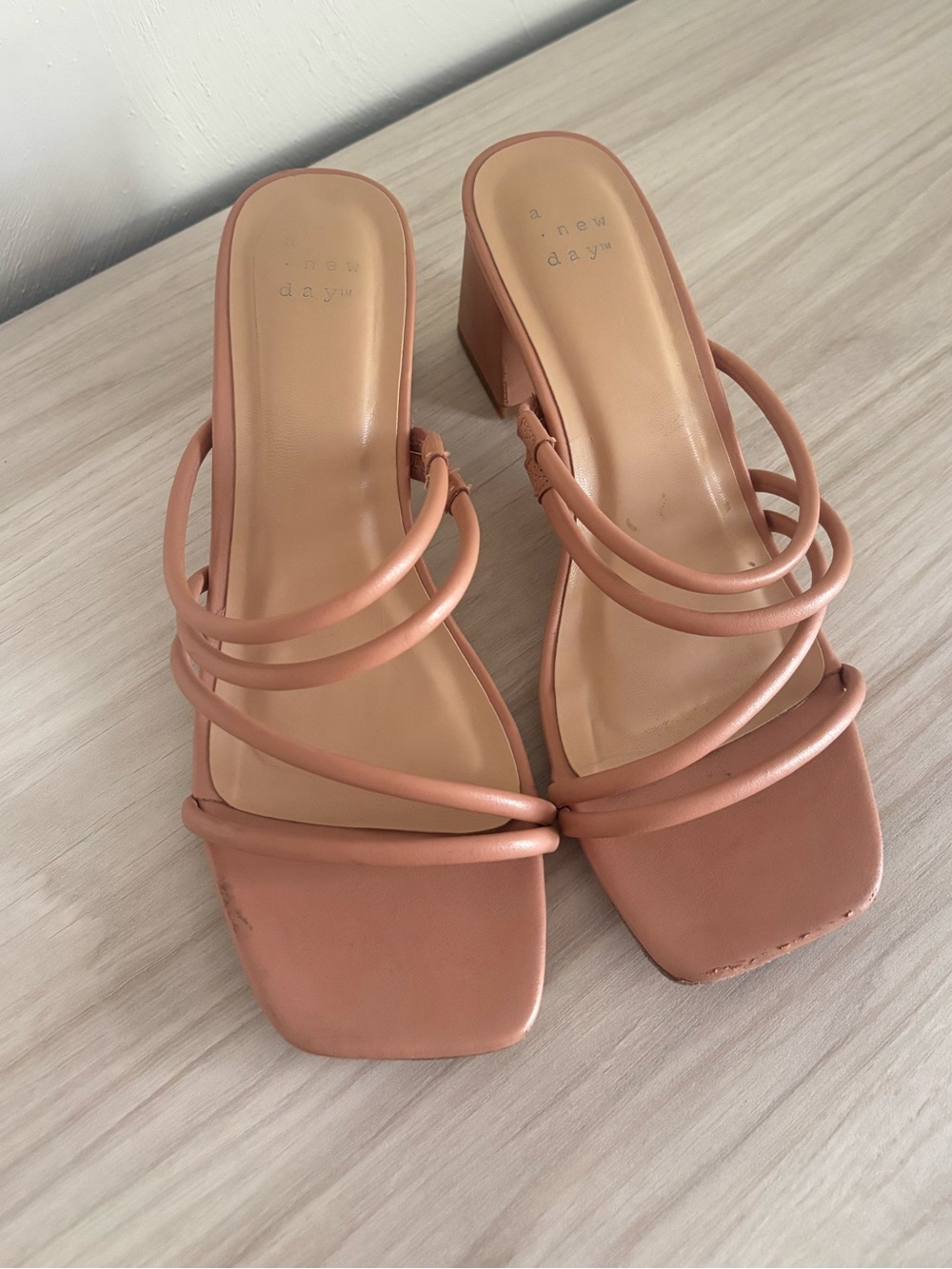 A New Day Strappy Block Heel Sandals